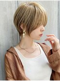 ショートボブ髪型30代40代50代前髪あり前髪なし面長丸顔【倉田】