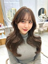 韓国スタイル/ナチュラルくびれヘア_くびれ巻き_レイヤーカット