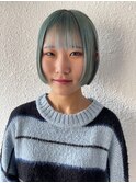 ★ミニボブ×ターコイズブルー★