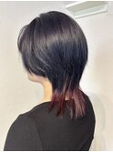 Instagram/annuy__o0 顔まわりカット/デザインカラー/ウルフ