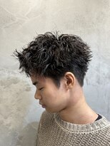 メンズサロン クロムス 梅田茶屋町店(Men's salon clomus) スパイキーショート×フェザーパーマ