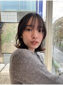 顔まわりが可愛い/簡単スタイリング/フェイスレイヤー