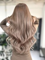 アルマバイロサ(ALMA by ROSA) 春夏シナモンベージュ×シールエクステ/担当rui