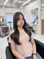 ハピネス 梅田茶屋町店(HAPPINESS)&nbsp;韓国風巻き オルチャンレイヤー 艶髪 アッシュブラウン