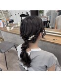 ローポニーアレンジ