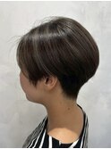 白髪ぼかしハイライト