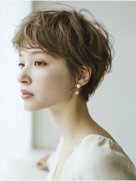 アルトリスト(Altruist Aging×HAIR&SPA) ☆イメチェンピンクベージュアンブレラカラー前髪クールショート