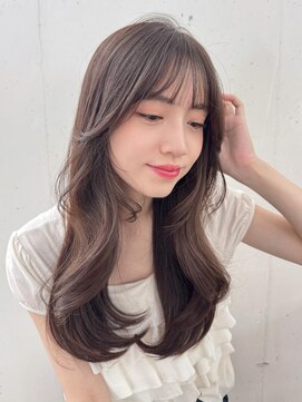 ビーチ(BEACH) ◎ レイヤーカット 似合わせカット ダークアッシュ 大人ガーリー