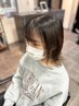 前髪縮毛矯正+全体カット+頭皮マッサージ+うる艶トリートメント