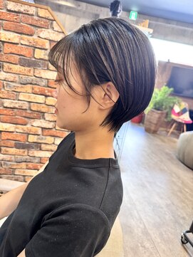 ルーナヘアー(LUNA hair) ショートカット 耳掛けショート 前髪あり イメチェン ショート