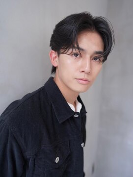 ニコ トウキョウ 渋谷(nico TOKYO) メンズ/センターパート/ニュアンスパーマ/曲がる縮毛矯正