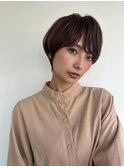 斜めバングナチュラルひし形マッシュパーマp2越谷20代30代40代