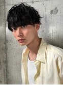 無造作マッシュ×ソフトツイストスパイラルパーマ