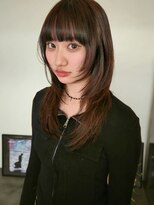 マカロニコースト(macaroni coast)&nbsp;重め前髪とフルレイヤー レイヤーカット