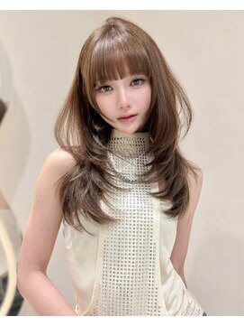 サイン 渋谷(SIGN) 韓国ヘアハッシュカットレイヤーカットブリーチ無し韓国ボブ渋谷