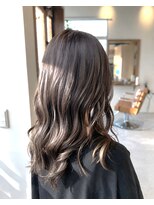 リエットヘアー 西尾市杢左店(Lie-et. hair)&nbsp;【30代の大人カラー】上品に楽しむ透明感たっぷり艶ブラウン