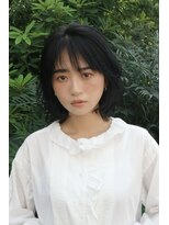 ルーツ 巣鴨 本店(roots)&nbsp;黒髪ニュアンスボブ