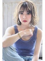 メーヴェ(Mowen)&nbsp;mowenイルミナx無造作カールxくびれセミディxエッジショート