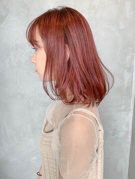 テトヘアー(teto hair) medium (くびれボブ、薄ピンク、べリピ、ピンクアッシュ)