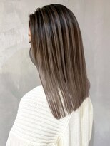 アイティーバイアルバム 八王子店(IT by ALBUM)&nbsp;グレージュロング_イヤリングカラーラベンダーカラー_ba321513