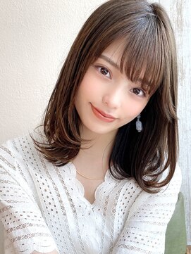 シルクレイ 吉祥寺店(Silk-lei) フェザーバング大人かわいいベージュ20代30代/Silk-lei吉祥寺