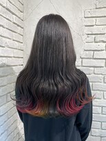 アジールヘア 池袋東口店(agir hair) レインボー裾カラービタミンカラー池袋池袋東口