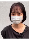 ボブ×フェイスフレーミング