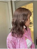 【矢後あやこ】ゆるふわ透け感ナチュラルブラウン