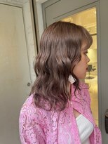 【矢後あやこ】ゆるふわ透け感ナチュラルブラウン