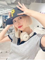 ランテルディ 渋谷(LANTERDIT)&nbsp;【LANTERDIT】ミルクティーボブ