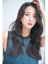 リトル 鹿児島中央(little)&nbsp;艶髪ウェーブブルーブラックロング