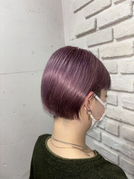 ビランチェ 池袋(bilancia) ハイトーンショートボブ/池袋/春カラー/前髪インナー