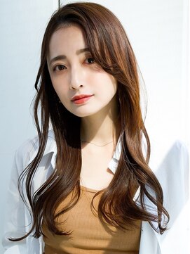 レノラ 本町(LENORA) レイヤーカットレイヤーロングヌーディベージュアースカラー