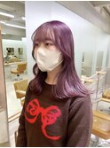 くびれヘア×ピンクパープル