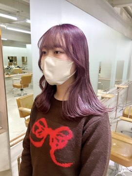 マセナ(Masena) くびれヘア×ピンクパープル