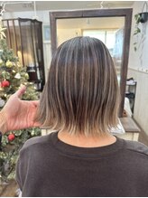 ヘアー リノリノ(hair Lino Lino)&nbsp;ハイライトボブ