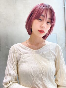 ケイト(kate) 【kate 大宮】カシスピンク×マッシュショート