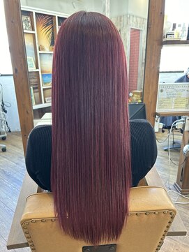 ヘアリゾート リノ(Hair resort Lino) 春ピンクカラー ブリーチなし