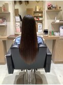 ツヤ髪ストレート