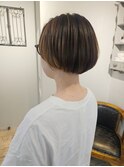 ツーブロックマッシュショート