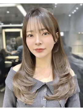 ロンドアヴァントゥス 池袋(Lond aventus) 韓国レイヤー/韓国風/ボブ/髪質改善/黒髪/ブリーチなし〔池袋〕