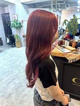 シールドヘアー 沖縄 新都心(C'LD Hair) ピンクバイオレット/ブリーチカラー/ダブルカラー