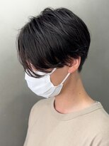 センターパートニュアンスパーマ韓国カルマパーマコンマヘア