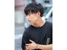 【メンズ】デザインカット+シャンプー+眉カット ￥4000  [新小岩/新小岩駅]
