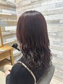 テーラヘアー 君津店(TELA HAIR)&nbsp;デジタルパーマをあてて暖色カラーに！