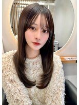 ユアーズヘア 日吉店(youres hair)&nbsp;シンプルだから美しい　涼風ストレートヘア　髪質改善