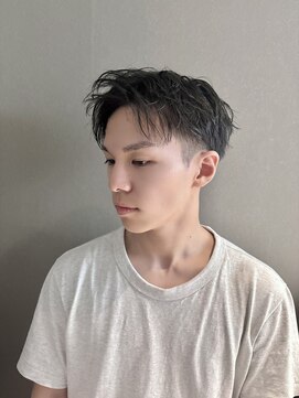 シエル バイ ケンジ 登戸 生田(CIEL by KENJE) 無造作センターパートマッシュショートアップバングショート