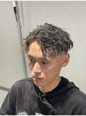 MEN’S HAIR/波巻ツイストスパイラル/フェザーパーマ/柏