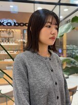 ピークアブー アヴェダ 池袋東武(PEEK-A-BOO AVEDA) 切りっぱなし外ハネボブ