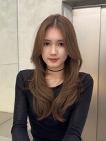 ブラン(Blanc Aoyama) ロング/レイヤーカット/顔まわりカット/ブラウン/ベージュ